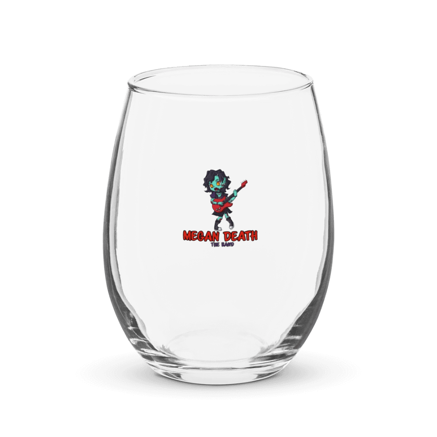 Megan Death The Band - Stemless Wine Glass product image (1)