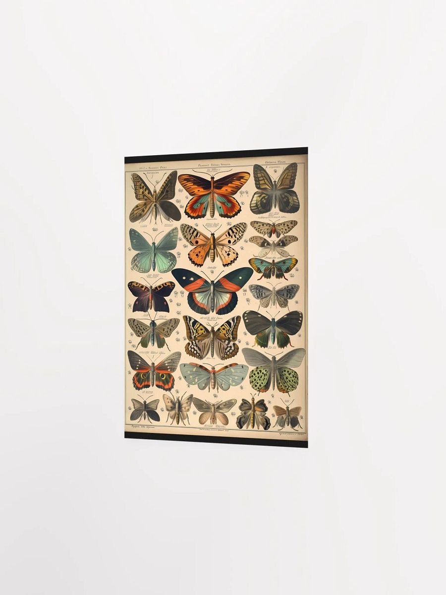Butterfly & Moth Species Matte Poster product image (7)