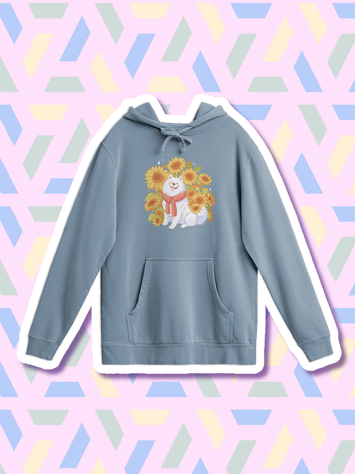 Samoyed Sunflower Hoodie product image (1)