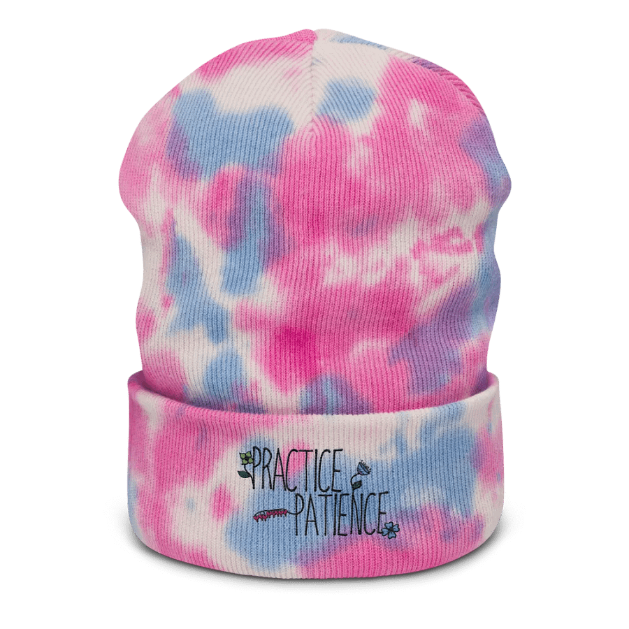 Practice Patience Tie Dye Beanie product image (1)