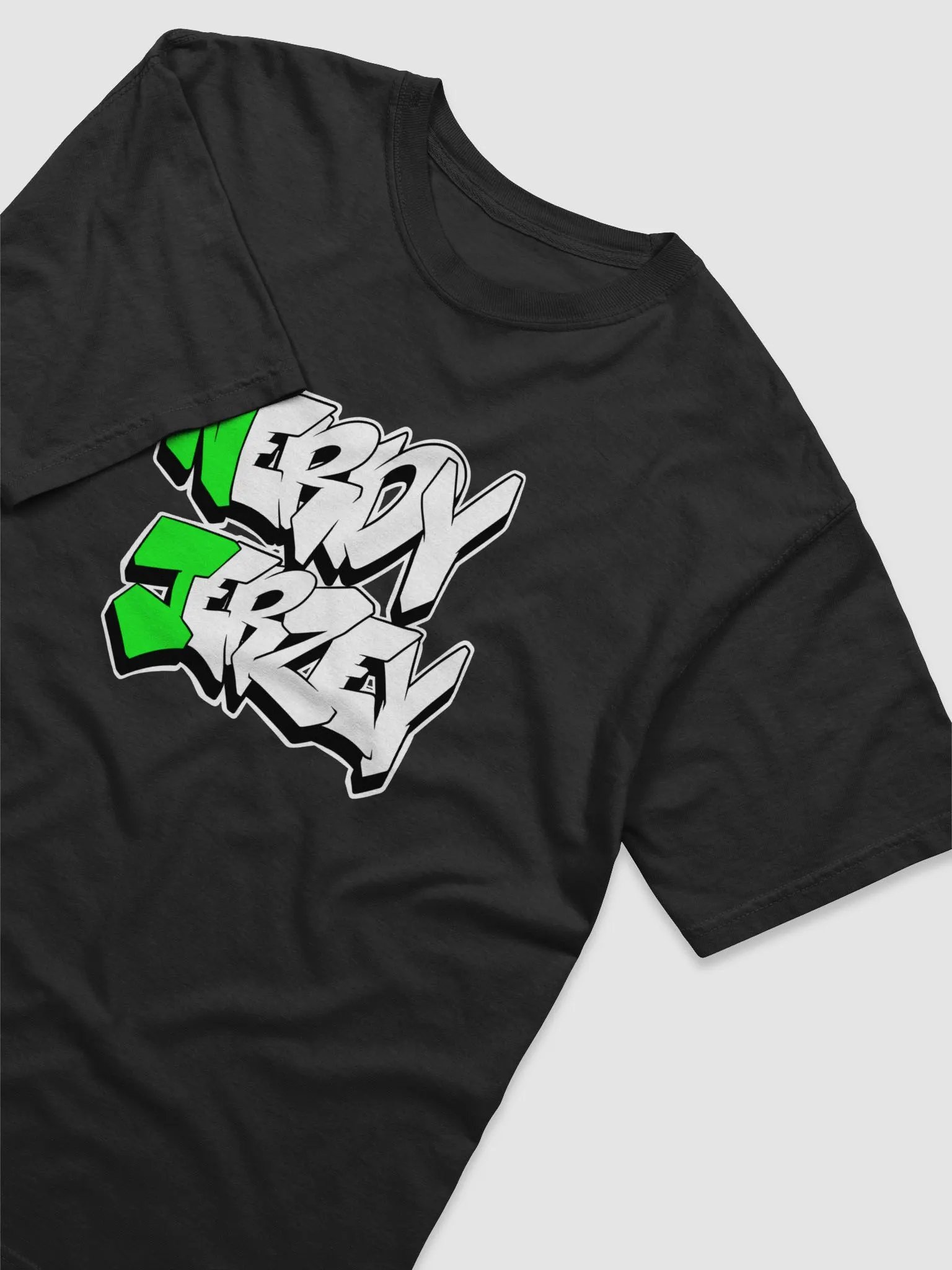 Nerdy Jerzey Tee (Text Only) product image (3)