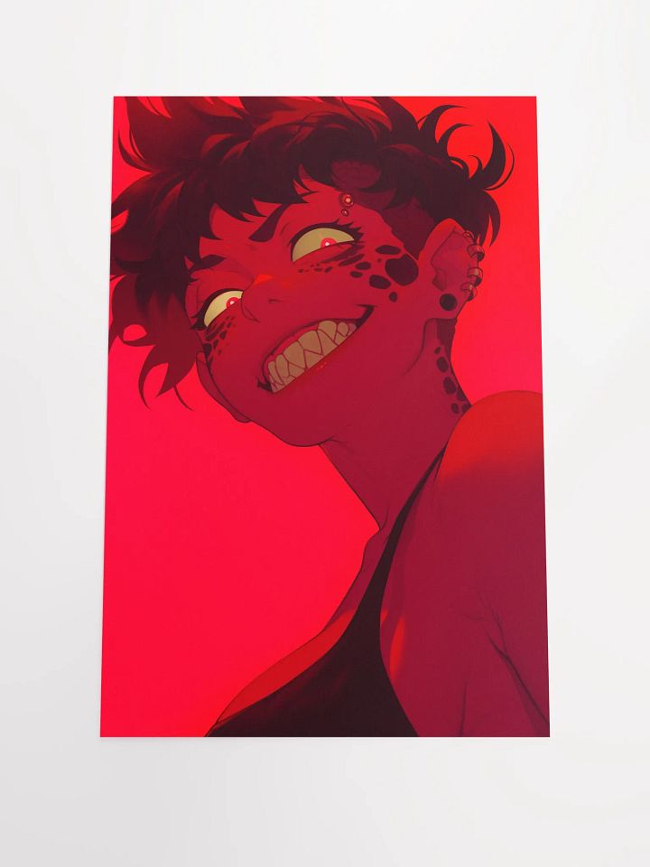 Grinning Mischief Matte Poster product image (1)