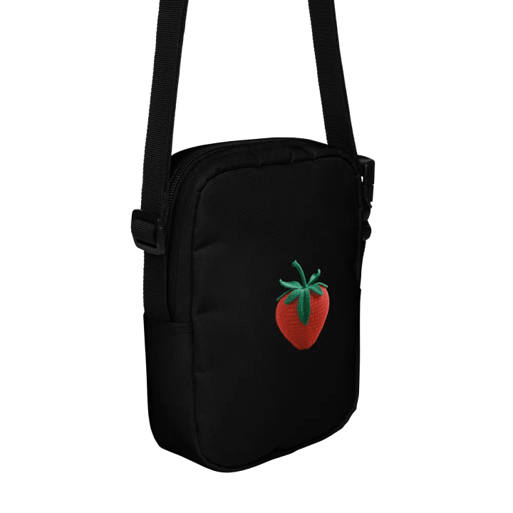 CozyAvocado Black Utility Crossbody Bag Strawberry #1 product image (2)
