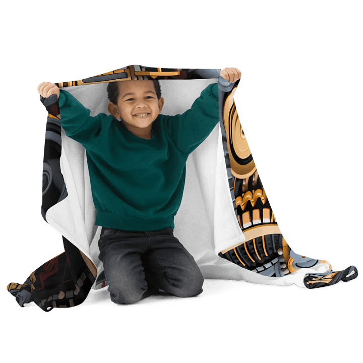 Africa Art Designs Art of Africa Throw Blanket product image (2)