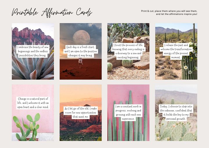 Metamorphosis Affirmation Cards product image (1)