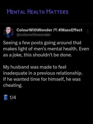 Mental Health Matters folks...  #mentalhealth #mentalhealthmatters #mentalhealthawareness  #emotionalabuse #itsokaytonotbeokay #mensmentalhealth #selfcare #relationships #relationship #knowyourworth #CapCut #fyp 