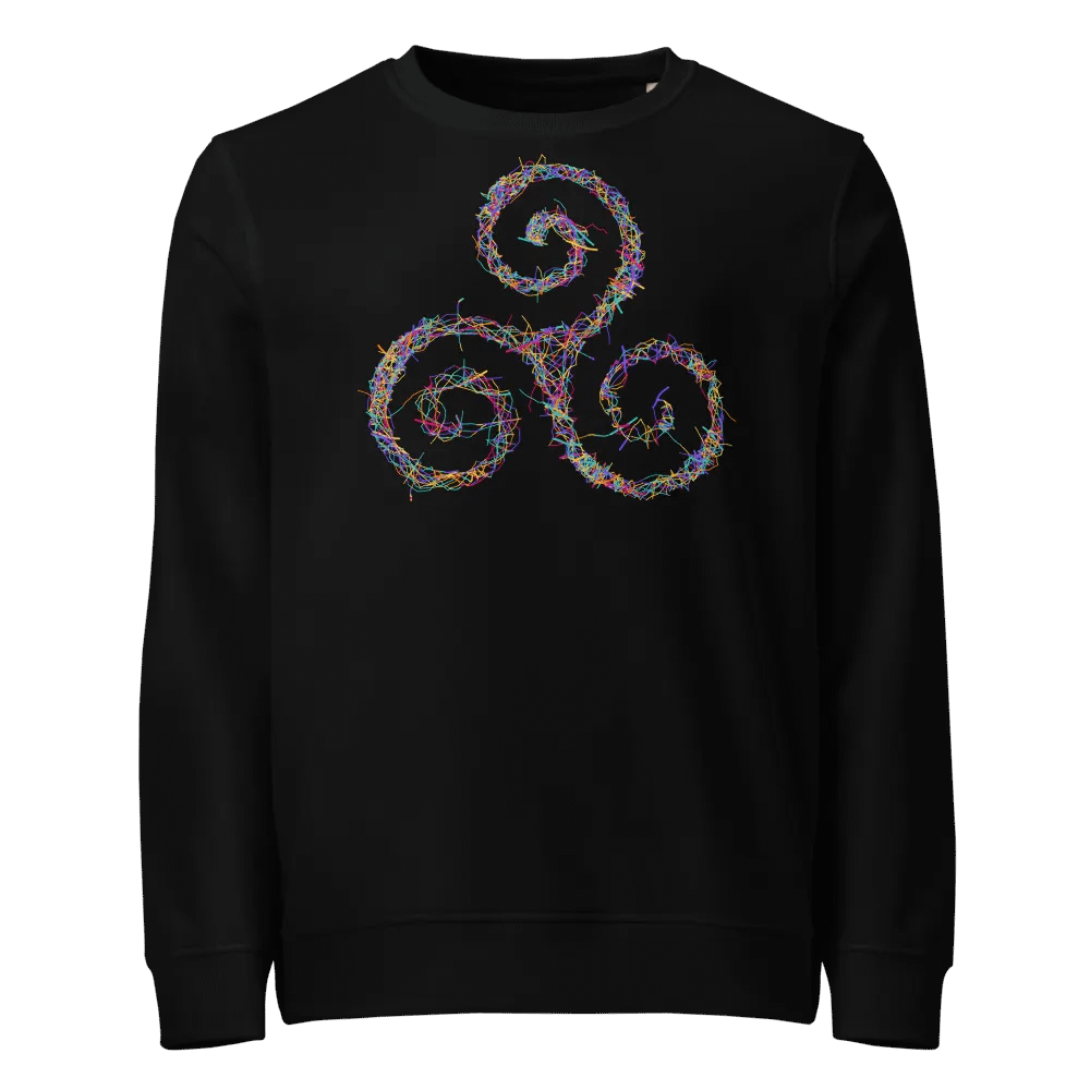 Pixelated Symmetry Organic Sweatshirt product image (1)