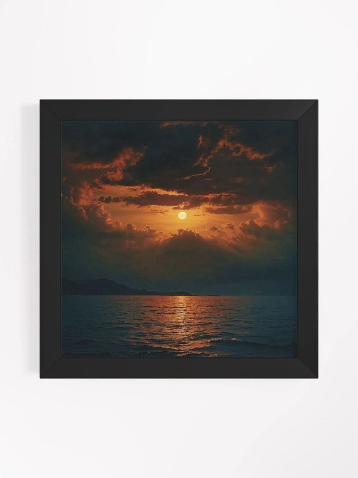 Sunset Seascape Framed Print product image (4)