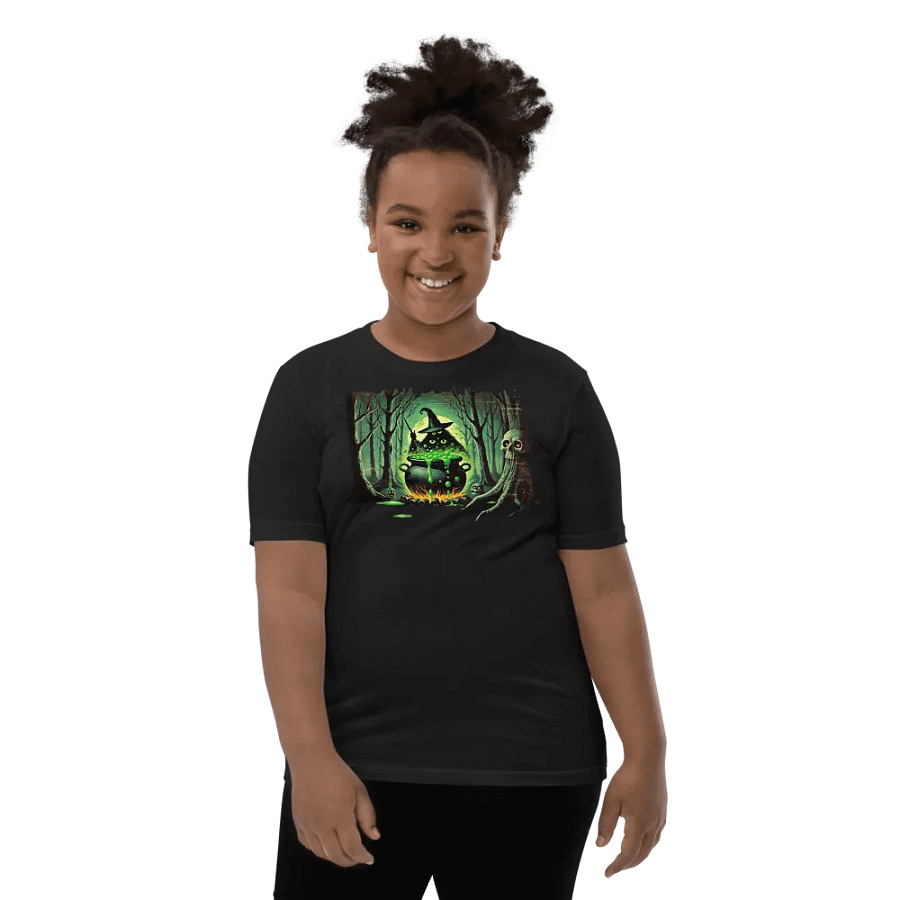 Cauldron Monster Stirring Witch's Brew Youth T-Shirt product image (11)