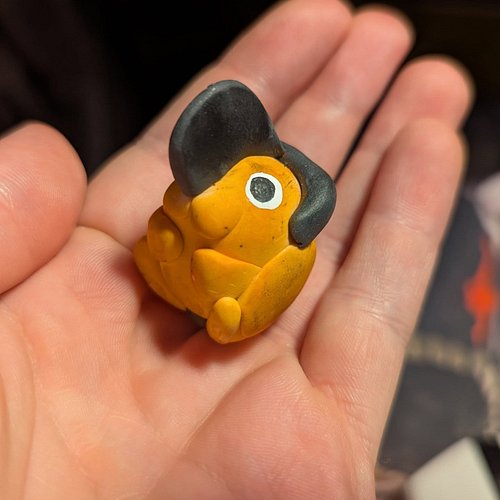 Another pochita to go with the other clay things that I made #pochita #chainsawman #polymerclay