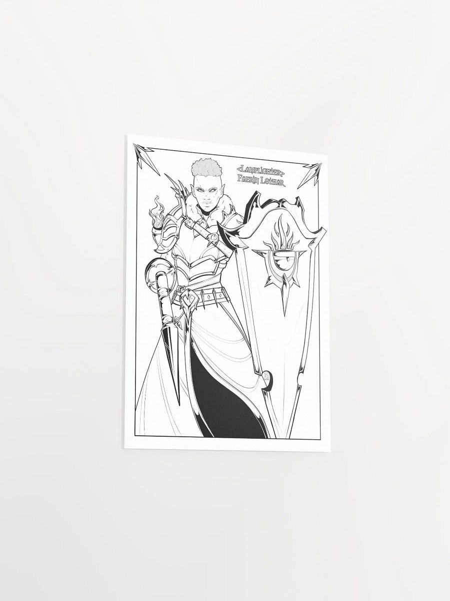 Lamplighter - Coloring Poster product image (3)