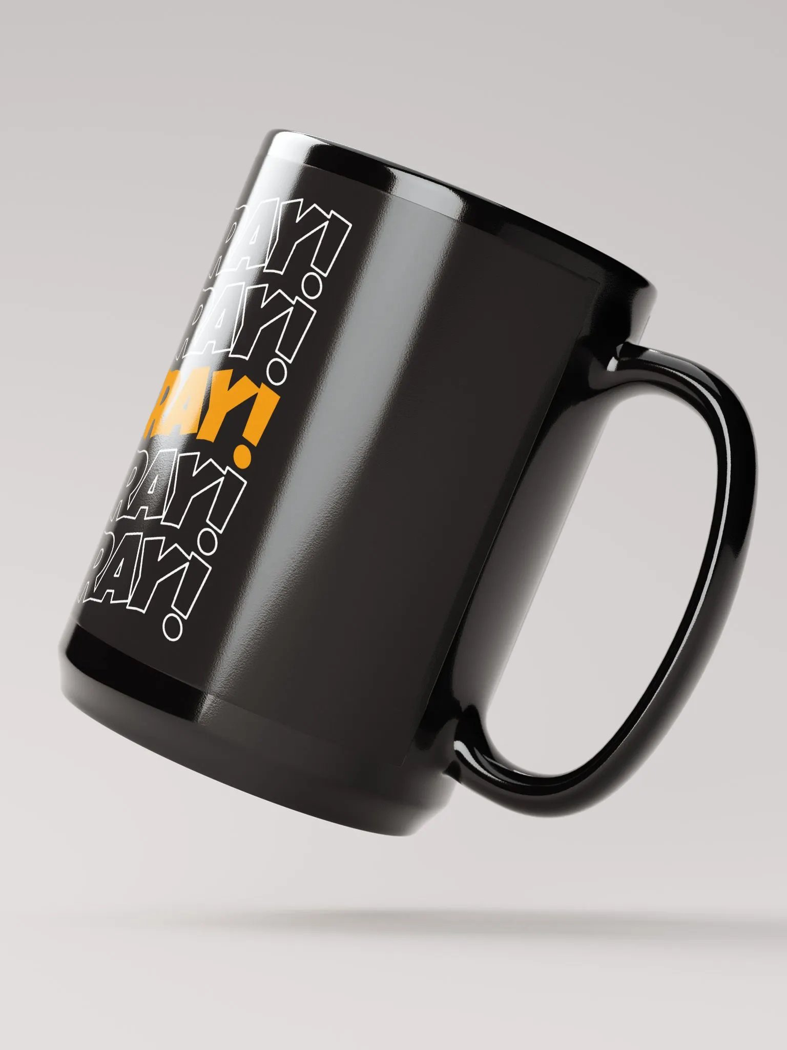He's cray cray! Mug (orange/white) product image (6)