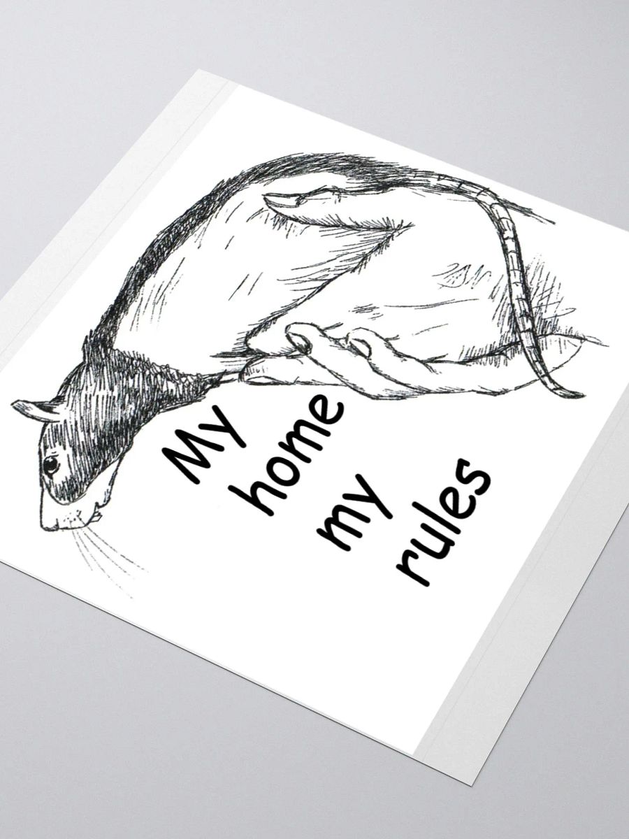 Rat home sticker product image (3)