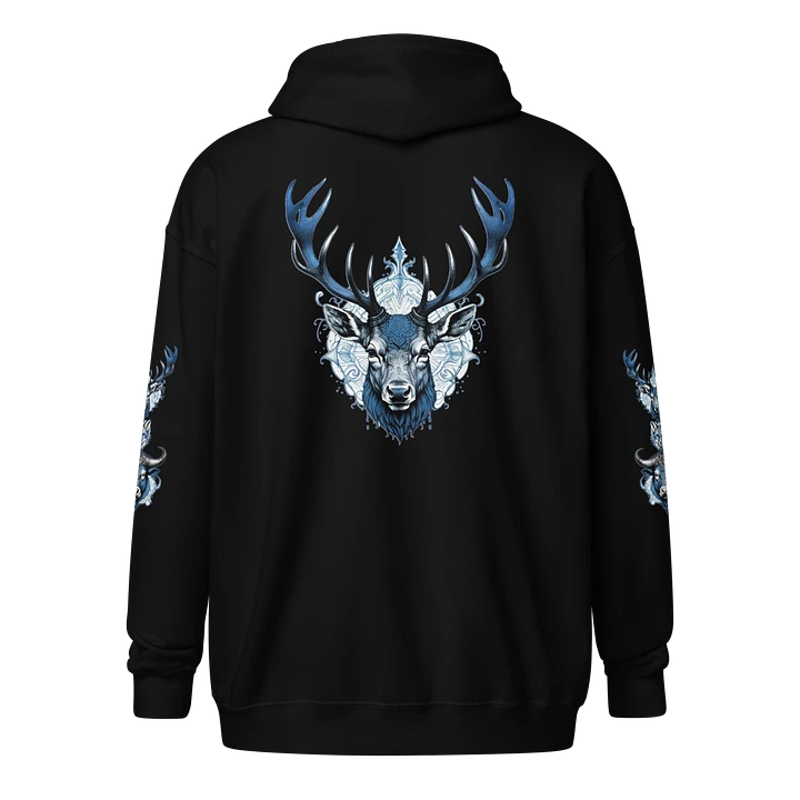 Blue Stag Back Vixen Games zippy Hoodie product image (1)