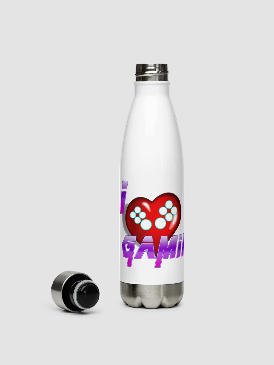 i Heart Gaming Stainless steel water bottle product image (2)