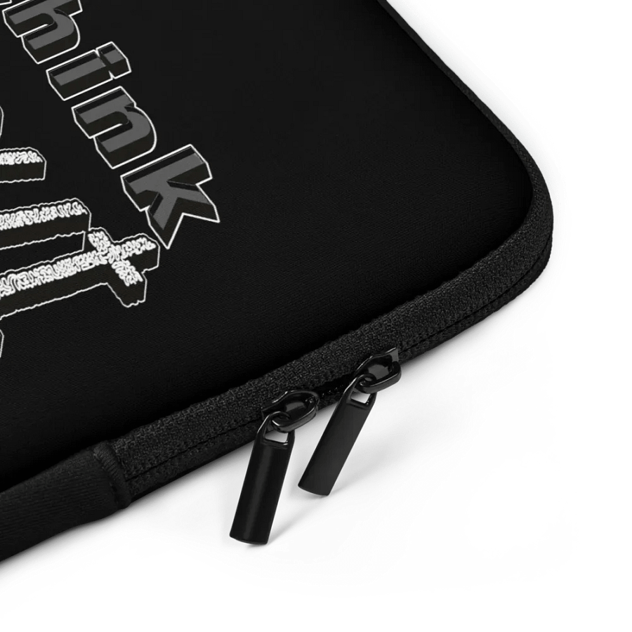 When you feel like quitting think about why you started - Black - Laptop Sleeve product image (4)