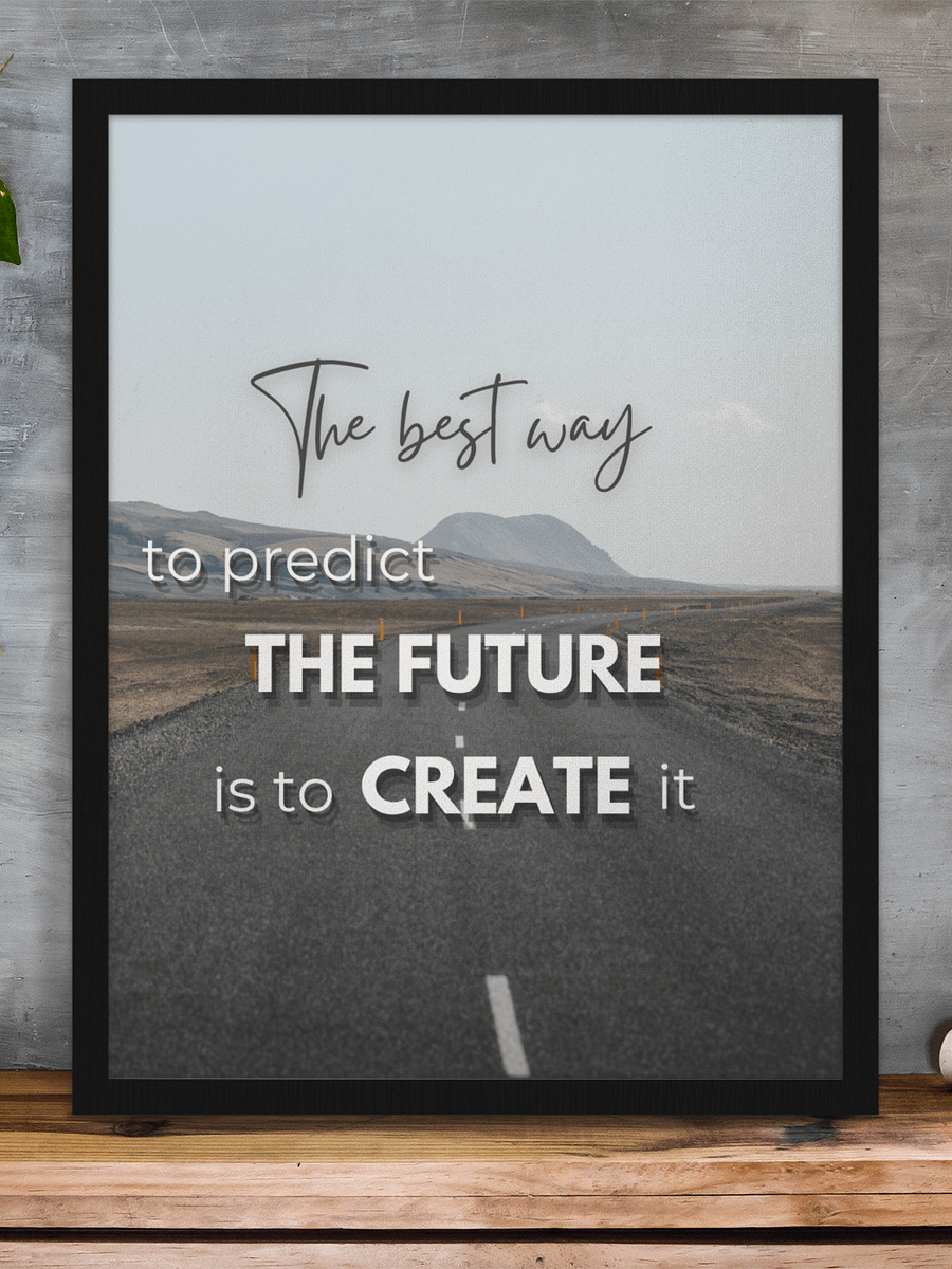 Create your future frame poster product image (2)
