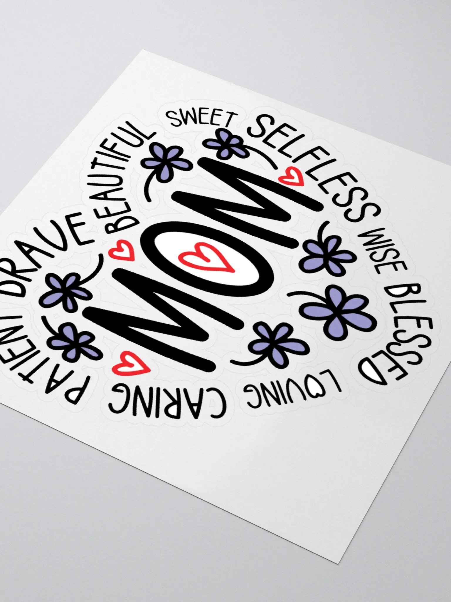 Mom's Heart Tribute Stickers product image (3)