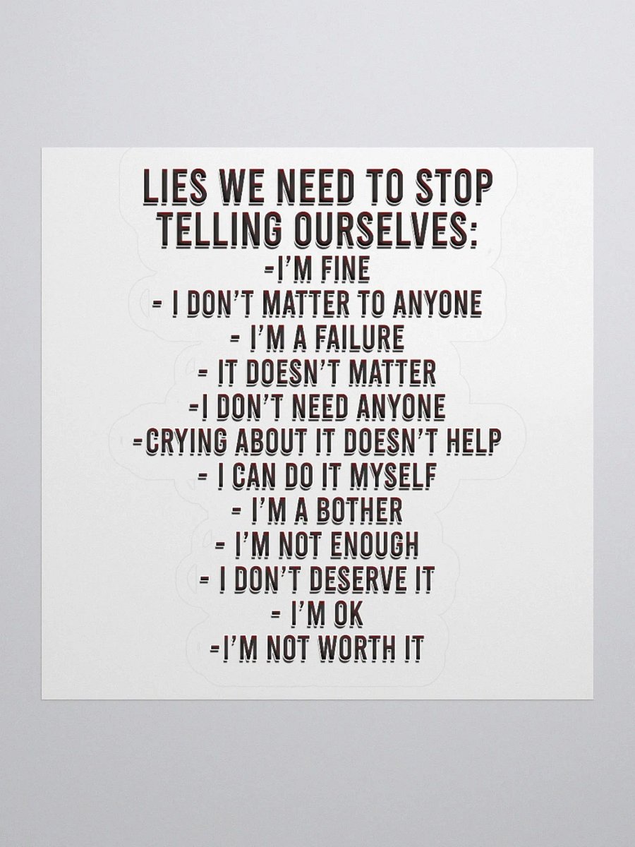 Positivity Lies - Sticker product image (7)