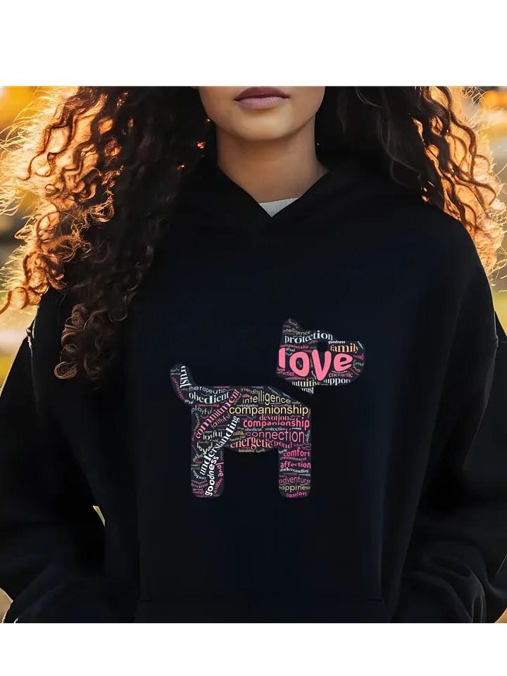 Dog Love in Words Heritage Premium Hoodie product image (1)