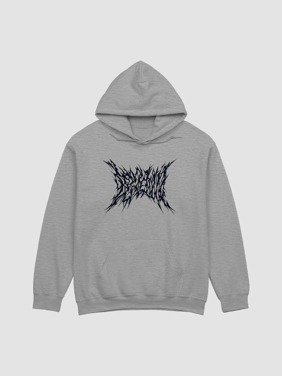 Death Metal Logo Hoodie (Black Text) product image (1)