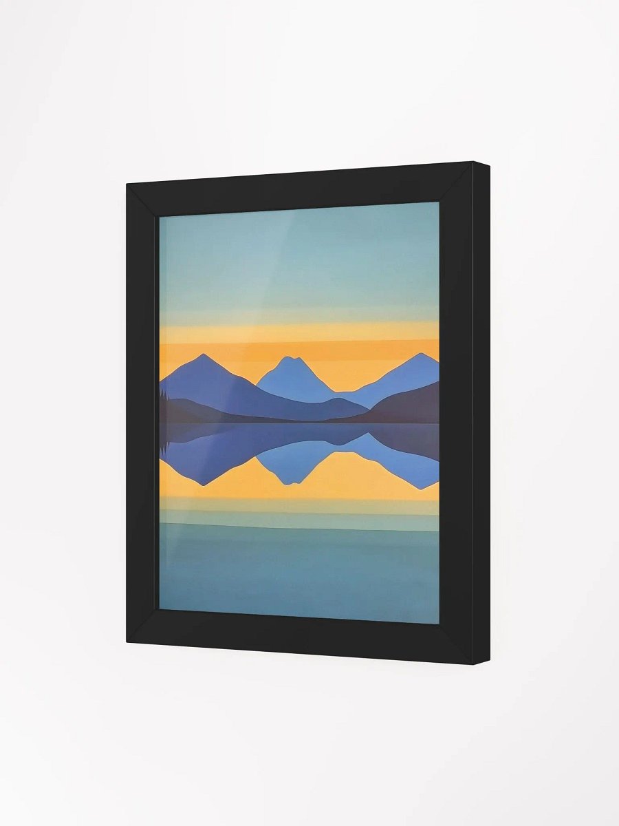Framed Poster of a Cool Reverb Sunset product image (3)