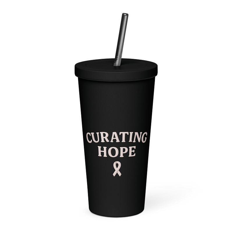 Curating Hope Insulated Tumbler with Straw – Limited Awareness Edition
