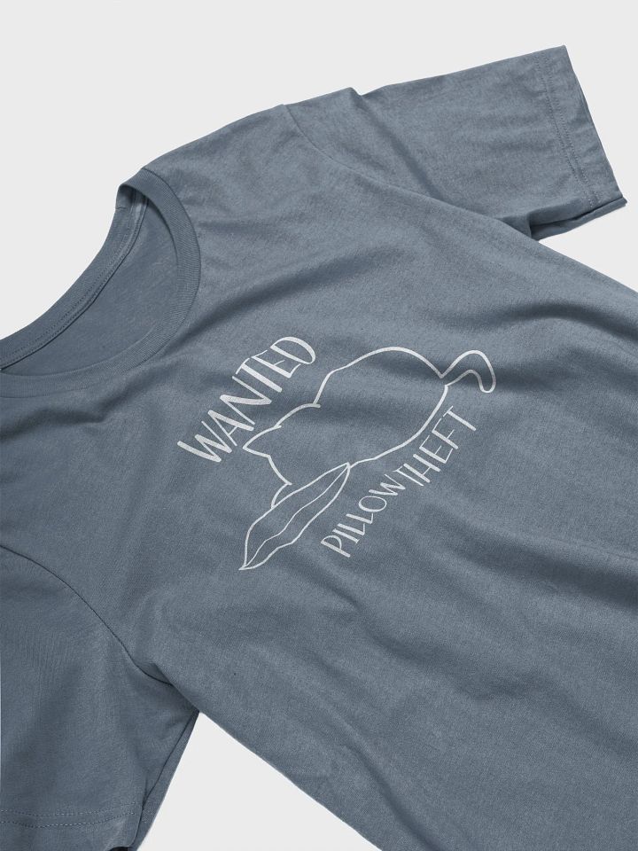 Wanted Unisex Tee, Pillow Theft, White Print product image (2)