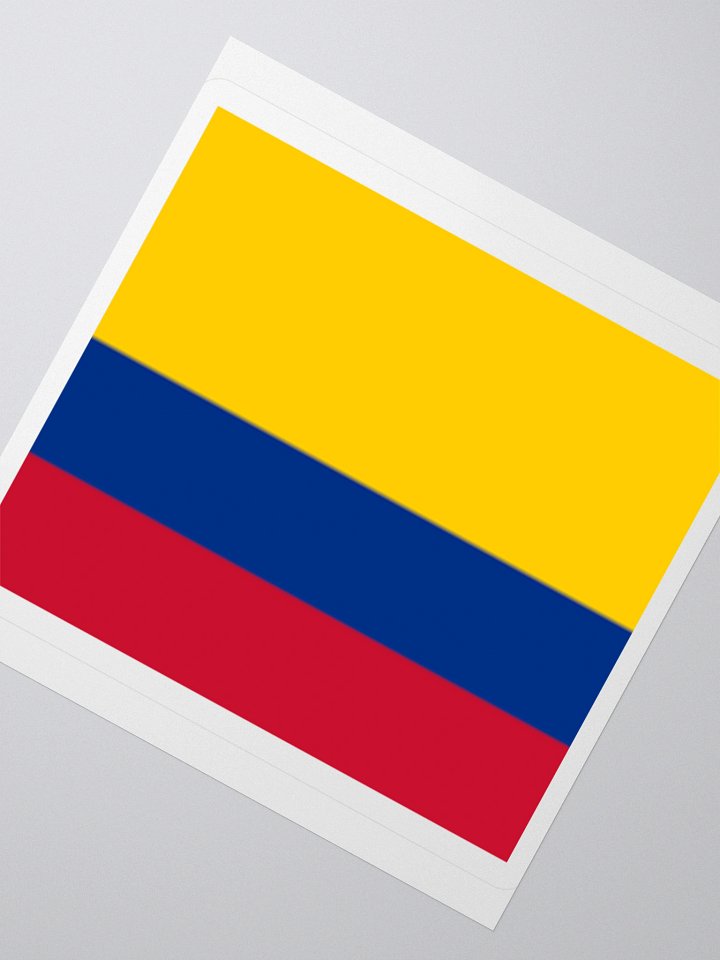 Colombia Flag Sticker | Yellow Blue Red Design | Durable Vinyl | 3 Sizes product image (5)