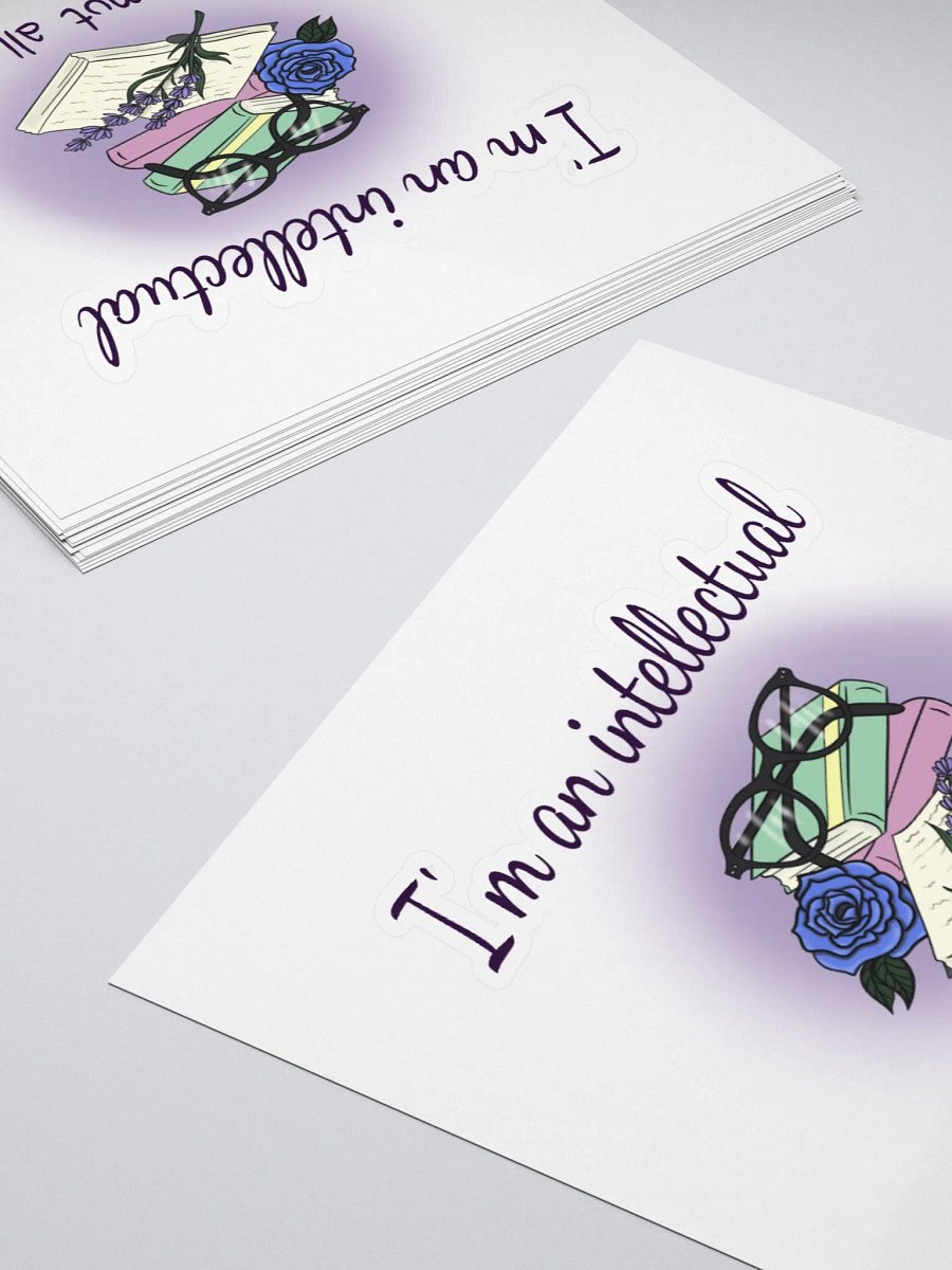 Intellectual sticker product image (12)