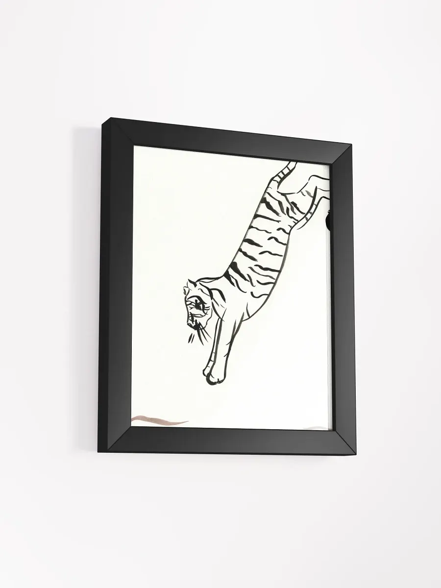 Jumping Tiger Framed Print product image (4)