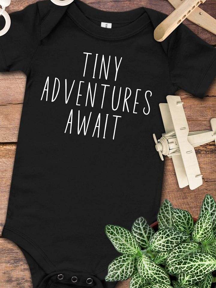 Tiny Adventures Await Baby One Piece product image (1)