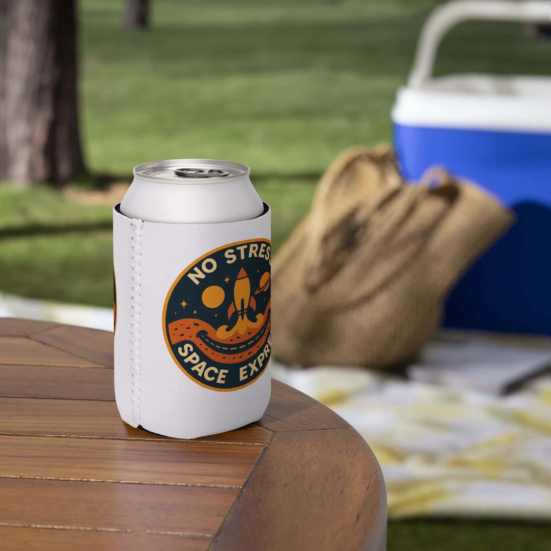 No Stress Space Express Can Coozie product image (5)
