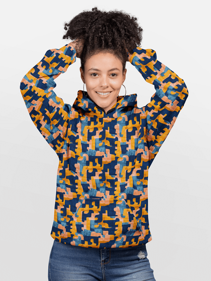 Flowing Shapes | Recycled Unisex Hoodie product image (2)