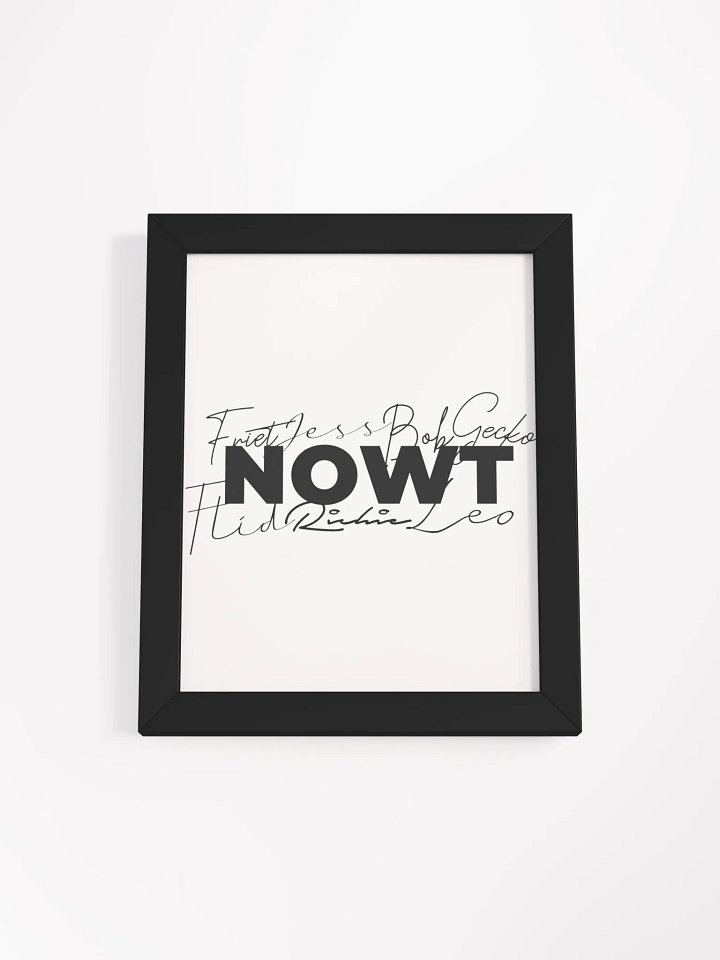 NOWT Poster: Signatures product image (2)