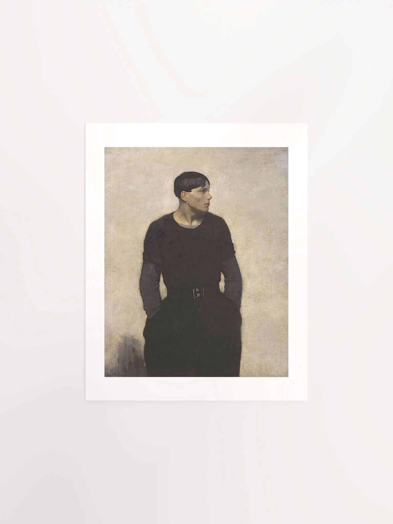 A Young Breton By Glyn Warren Philpot (1917) - Print product image (1)