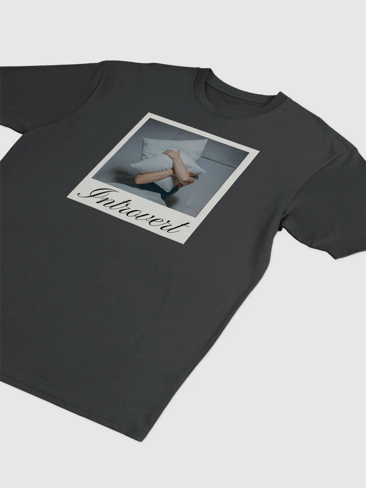 Introvert Vibes Pillow Tee product image (3)