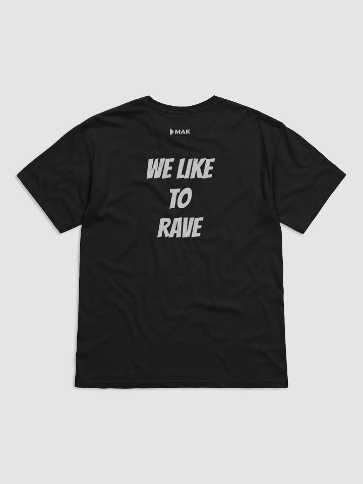 Mak Recs. We Like To Rave Logo (Blue) product image (2)