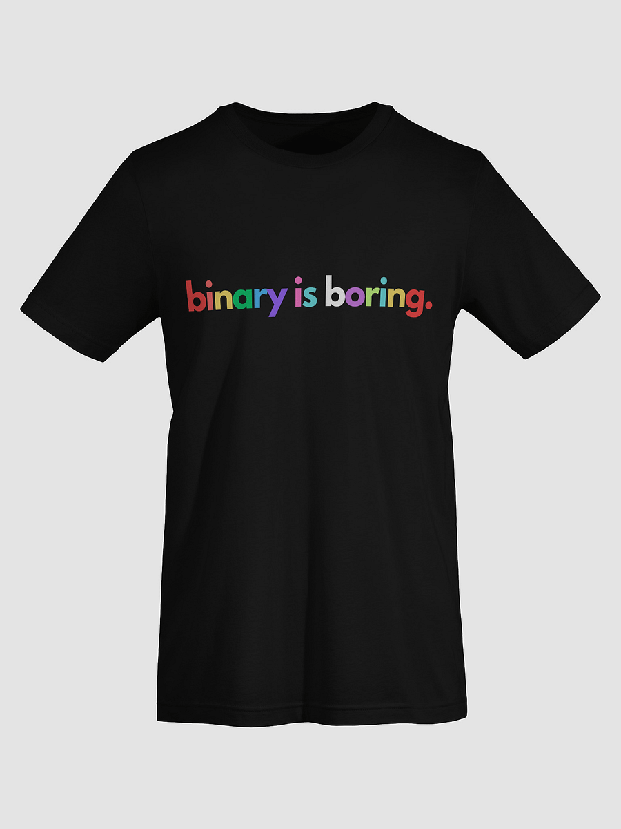Binary is Boring (Rainbow) tee product image (32)