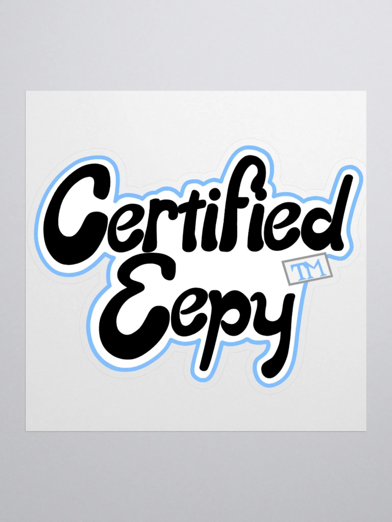 Certified Eepy Sticker - Blue product image (1)