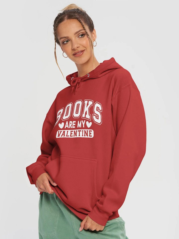 Books Are My Valentine – Cozy Unisex Hoodie product image (1)