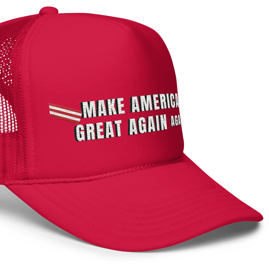 Maga trucker cap embroidered,    Make America Great again product image (7)