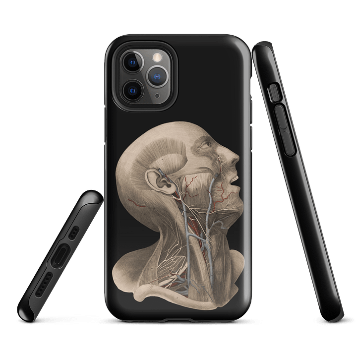 Anatomy Unleashed (Black Background) iPhone® Tough Case product image (3)