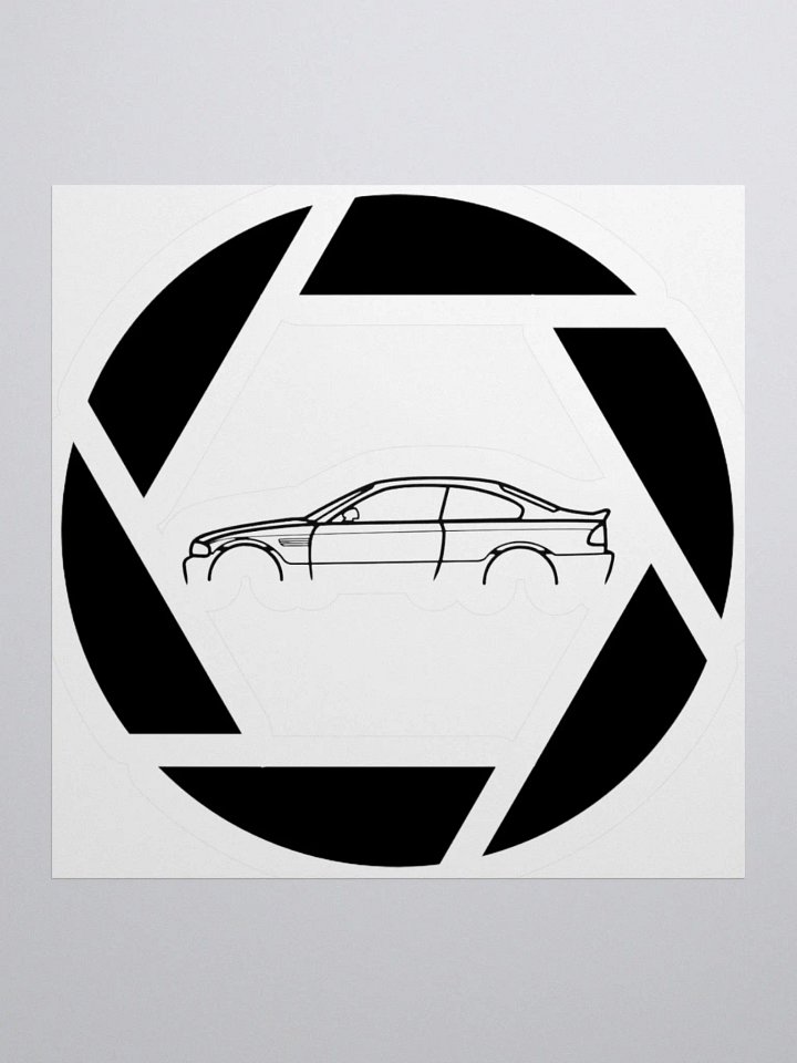 Aperture Motorsports Logo Sticker {Black} product image (2)