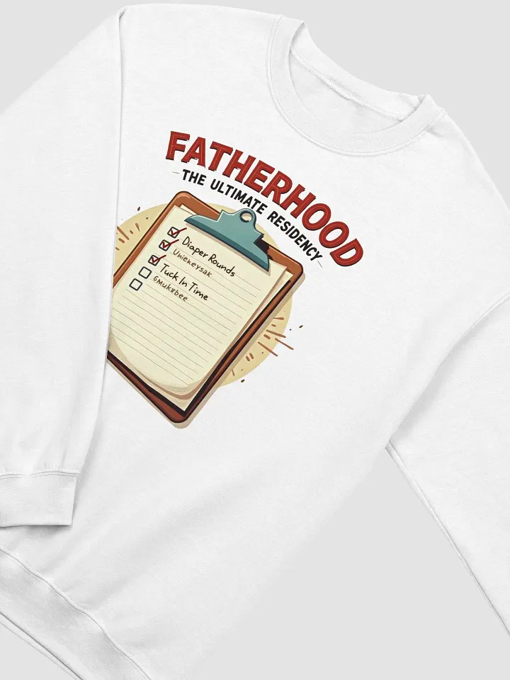 Fatherhood: The Ultimate Residency Crewneck Sweatshirt product image (13)