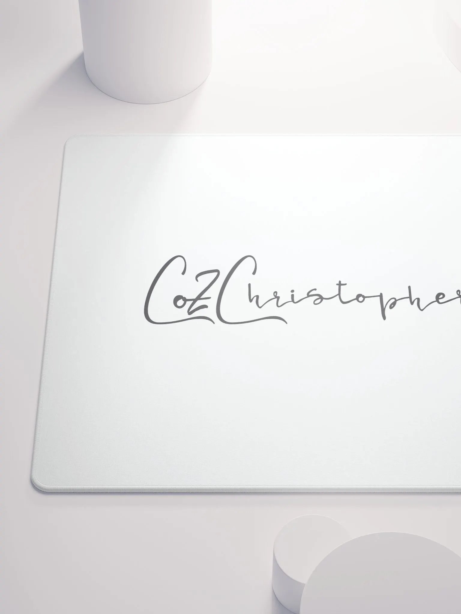 White Signature CoZChristopher Mouse Pad product image (6)