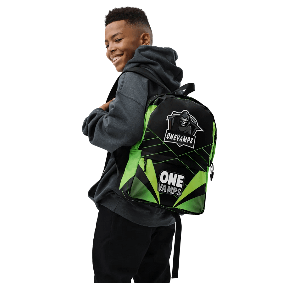 OneVamps Backpack Green and Black product image (8)