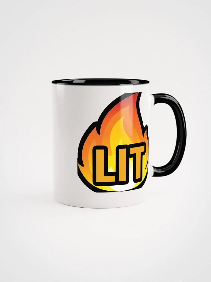 Flaming 'LIT' Ceramic Mug product image (2)