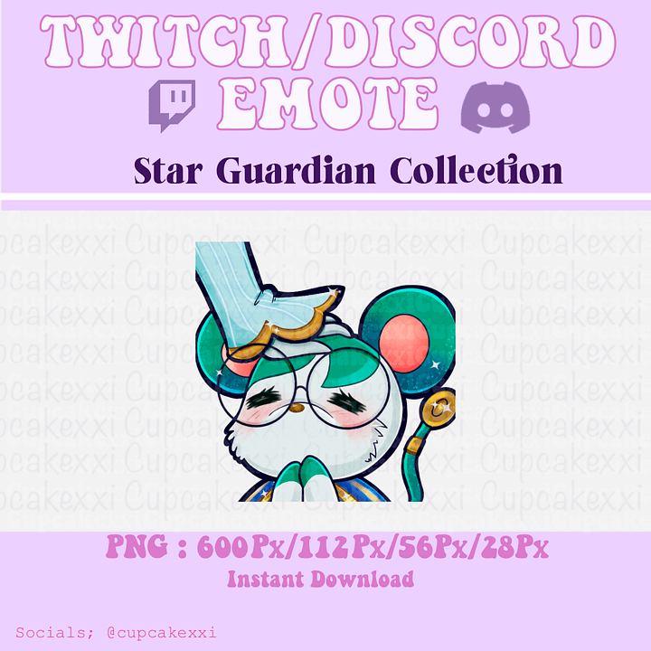 Star Guardian 12 emotes pack | LoL | Instant Download | Twitch & Discord product image (2)
