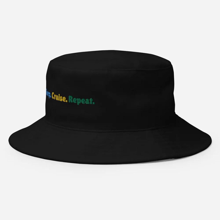 Eat Sleep Cruise Repeat! Bucket Hat product image (10)